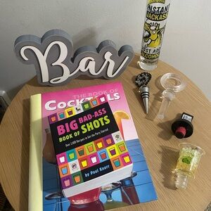 Jack by BB Dakota Bar Decor Set with Colorful Cookbooks